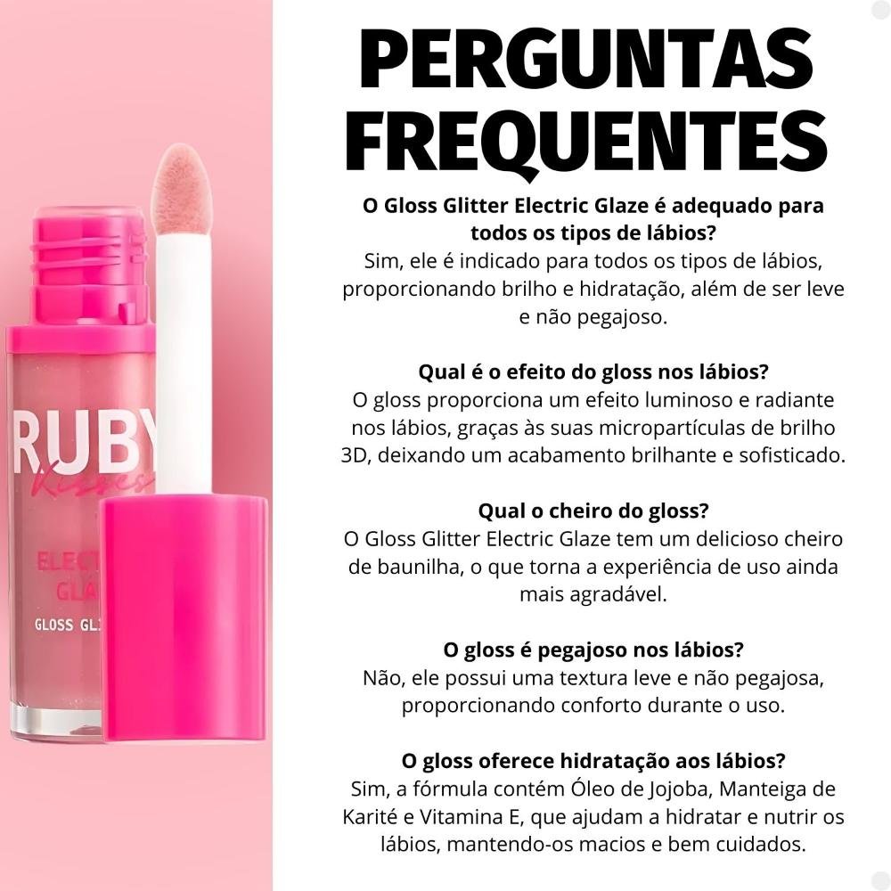 Gloss Glitter Ruby Kisses Electric Glaze 03 Unicorn Lgg03b 03 Unicorn 9