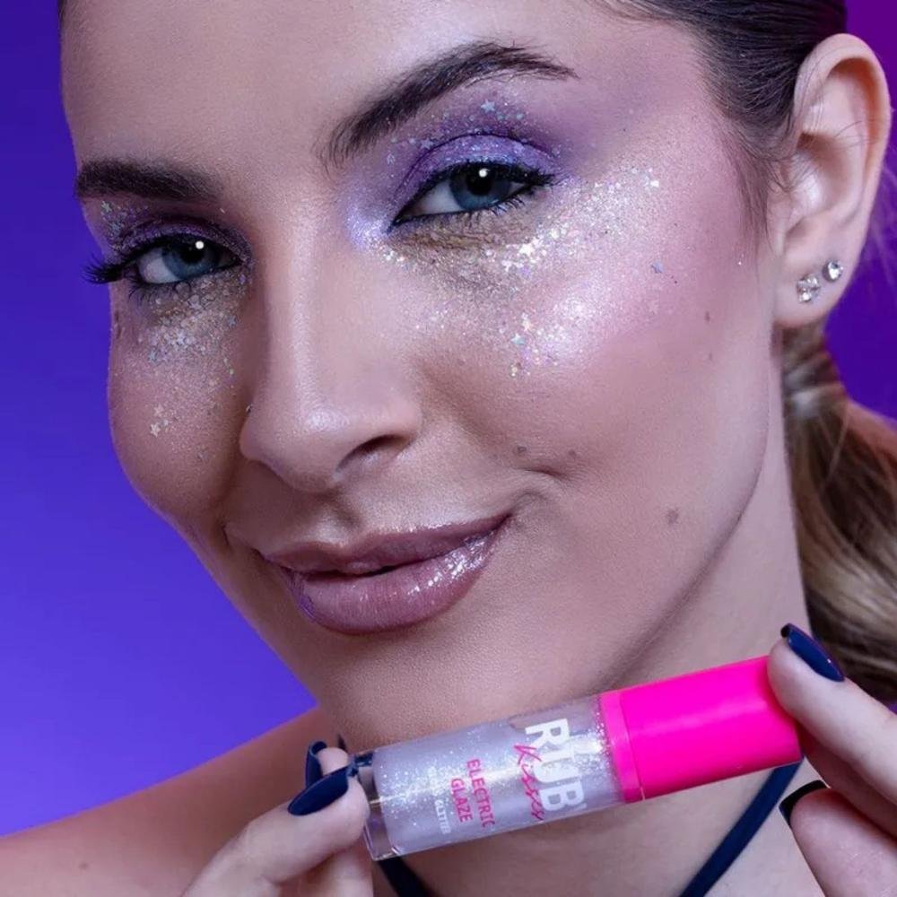 Gloss Glitter Ruby Kisses Electric Glaze 02 Holo Sky Lgg02b 02 Holo Sky 6