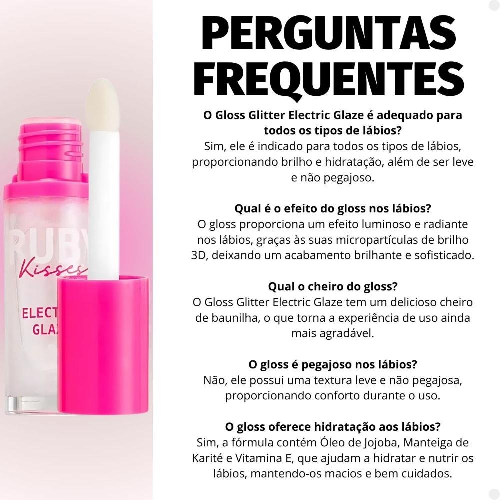 Gloss Glitter Ruby Kisses Electric Glaze 02 Holo Sky Lgg02b 02 Holo Sky 9