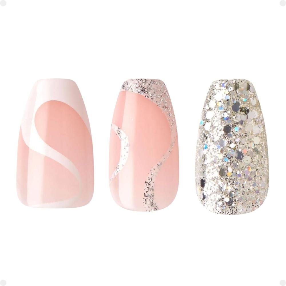 Unhas Postiças Média Kiss Ny Voguish Fantasy Celebration Fv300b Fv300b 3