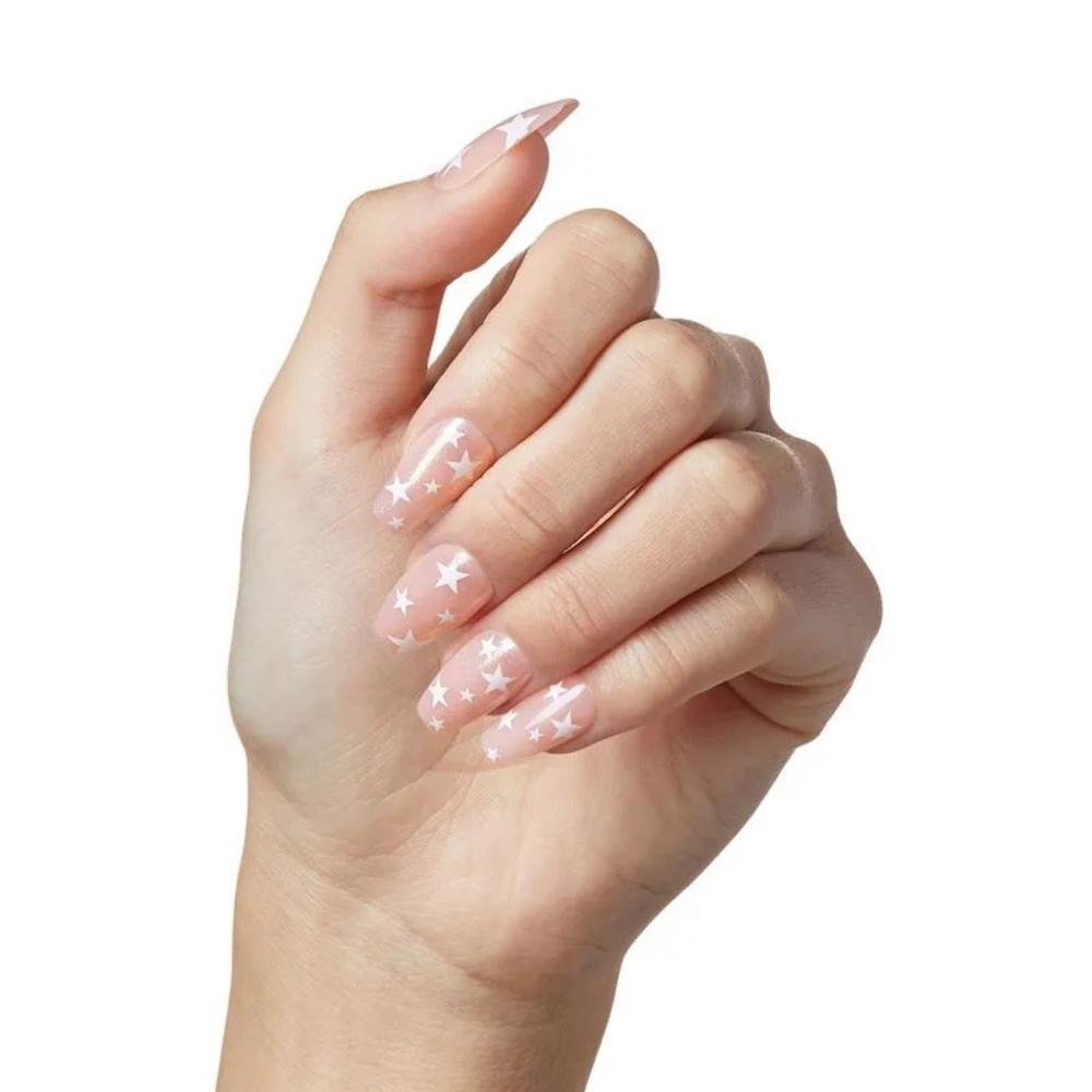 Unhas Postiças Média Kiss Ny Voguish Fantasy In The Stars Fv302b Fv302b 5