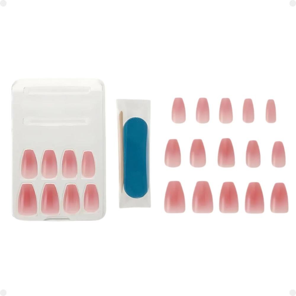 Unhas Postiças Média Kiss Ny imPress Bare But Better Nude Nude Bn302b Nude Bn302b 6