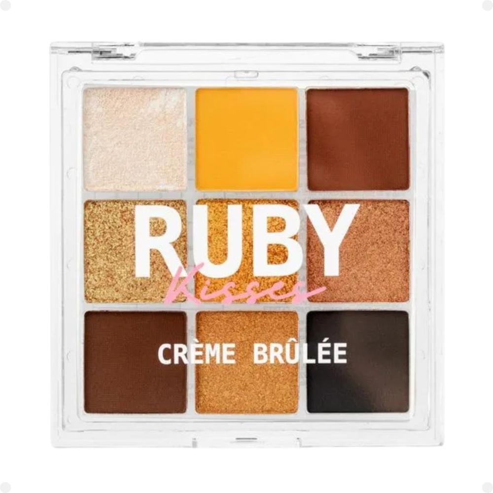 Paleta de Sombras Ruby Kisses Crème Brûlée Rmps16br Crème Brûlée 3