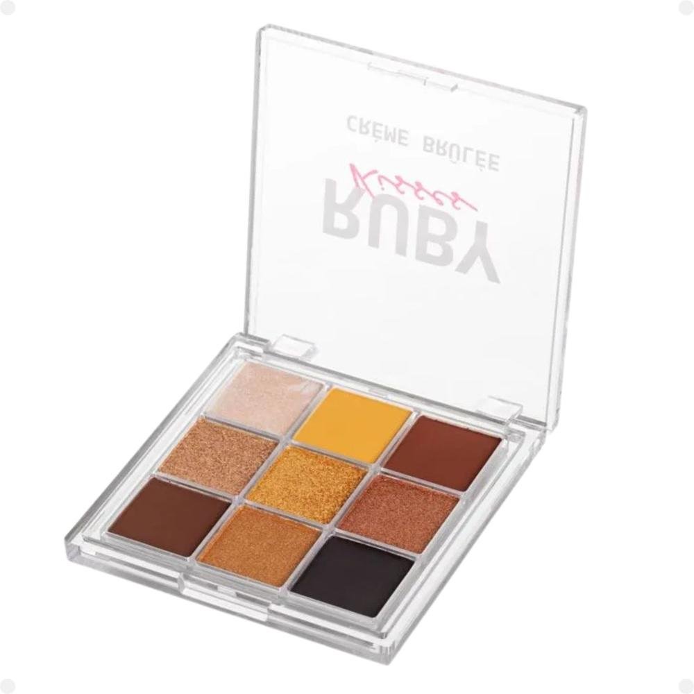 Paleta de Sombras Ruby Kisses Crème Brûlée Rmps16br Crème Brûlée 4