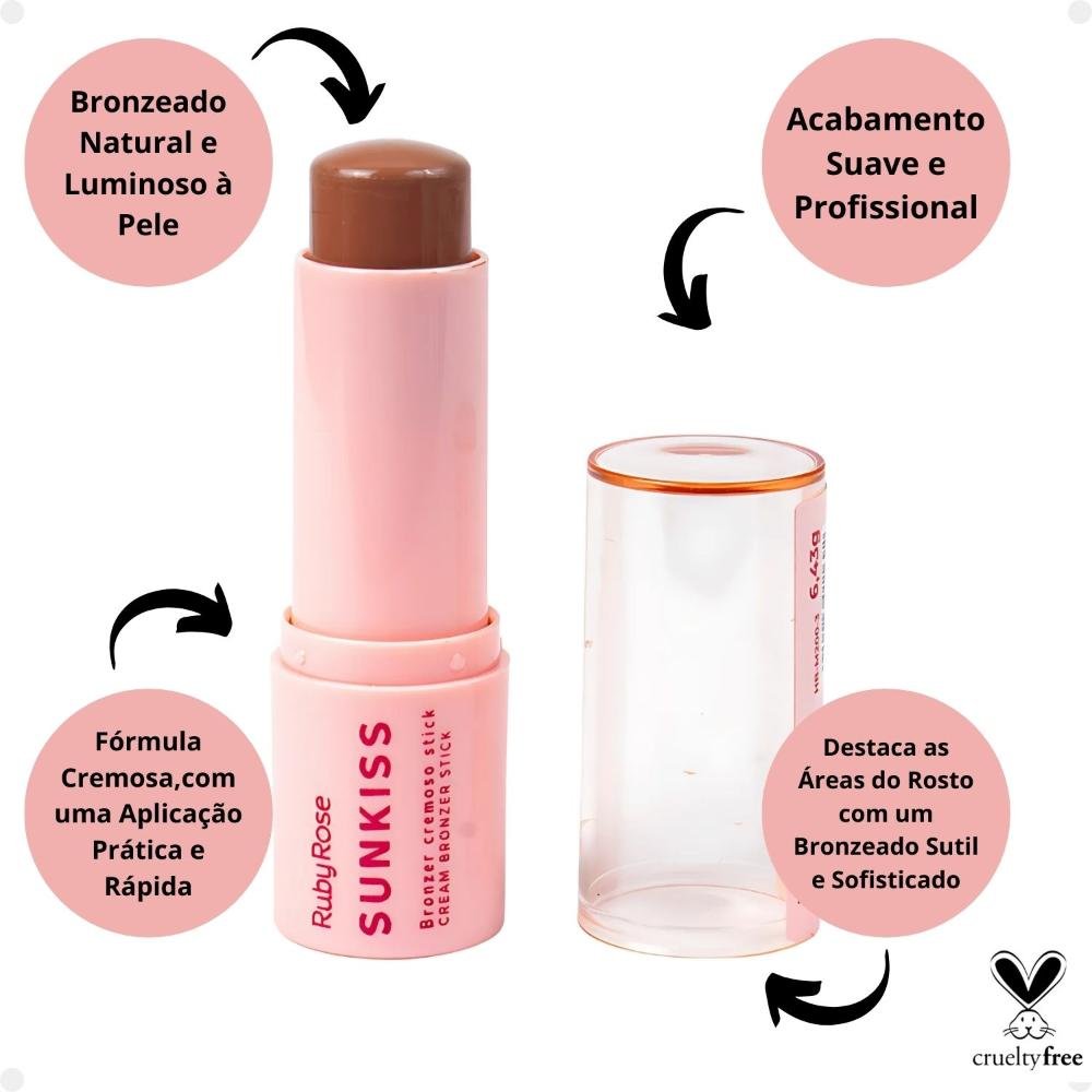 Bronzer Cremoso Stick Ruby Rose Sunkiss Sunrise Bliss Hb-m200-5 Sunrise Bliss 2