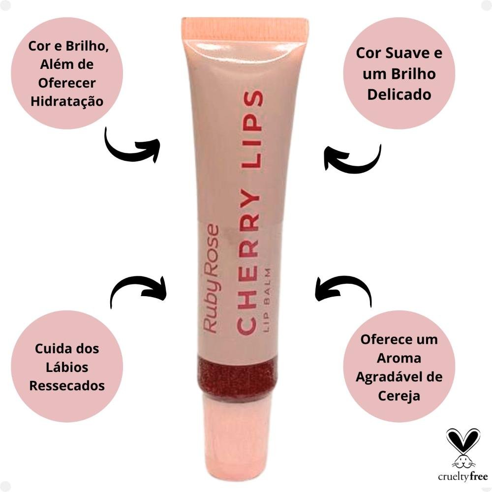 Lip Balm Ruby Rose Cherry Lips CL20 Hb-L6503-2 CL20 2
