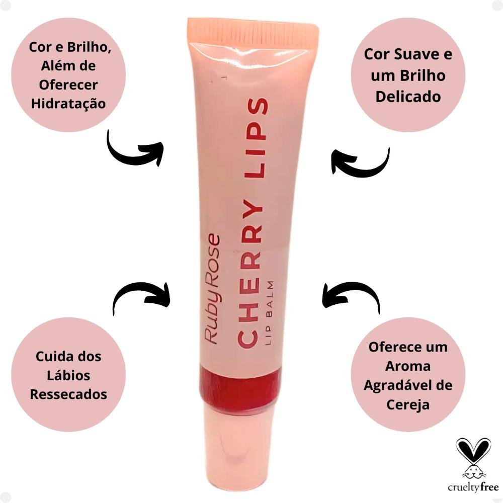 Lip Balm Ruby Rose Cherry Lips CL40 Hb-L6503-4 CL40 2