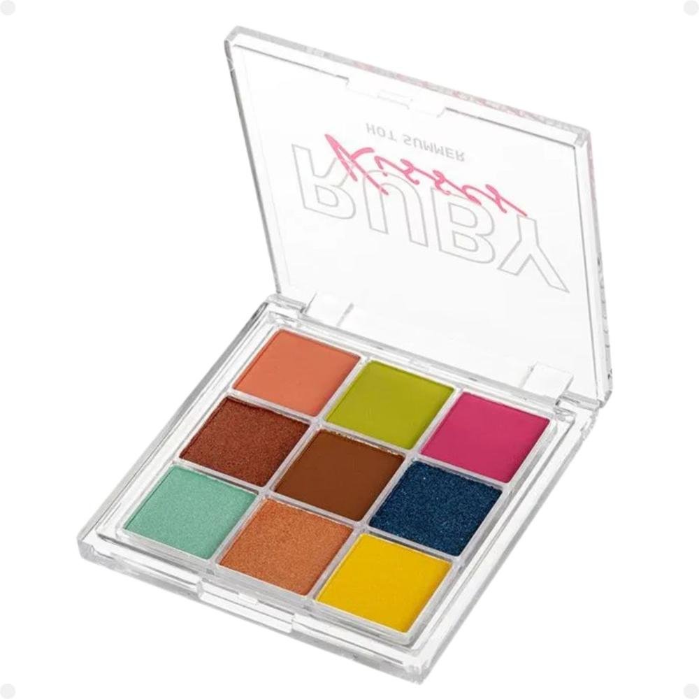 Paleta de Sombras Ruby Kisses Hot Summer Rmps11br Hot Summer 4