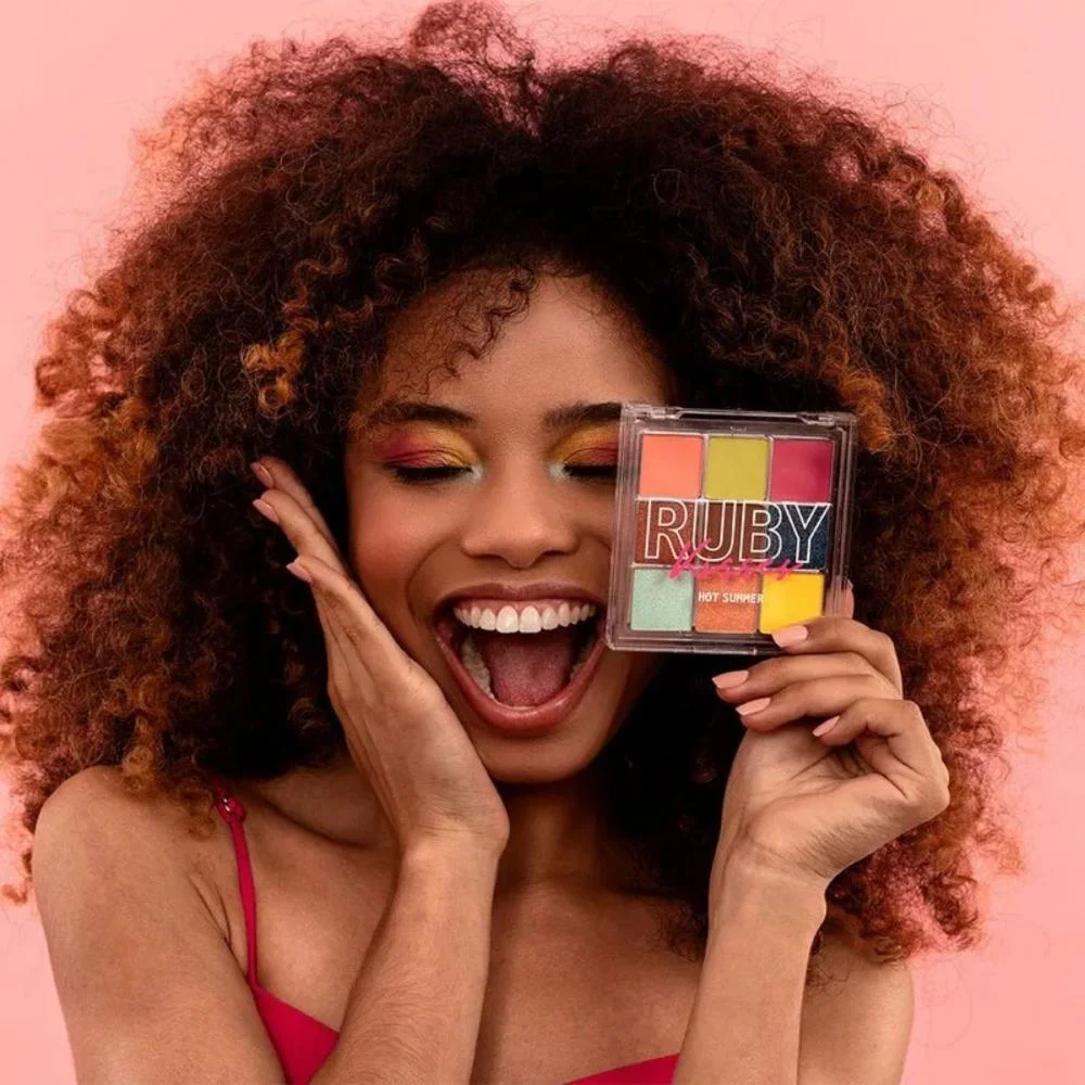 Paleta de Sombras Ruby Kisses Hot Summer Rmps11br Hot Summer 7