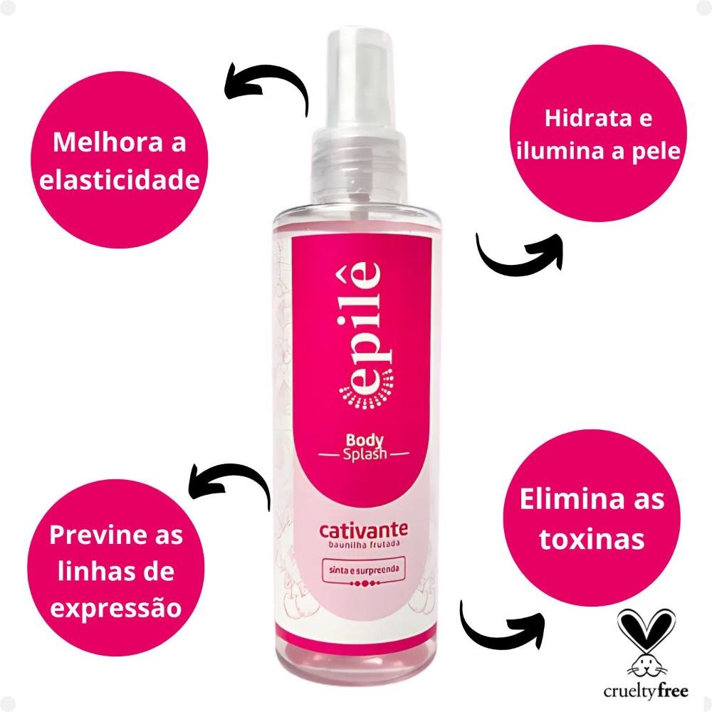 Body Splash Epilê Cativante Baunilha Frutada 195ml 195ml 2