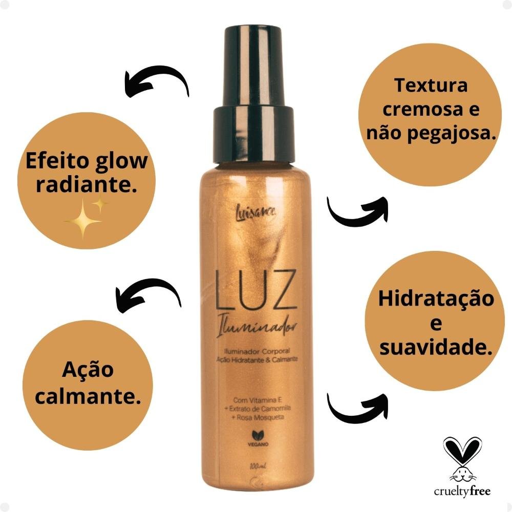 Iluminador Corporal Luisance Luz 100ml 100ml 2