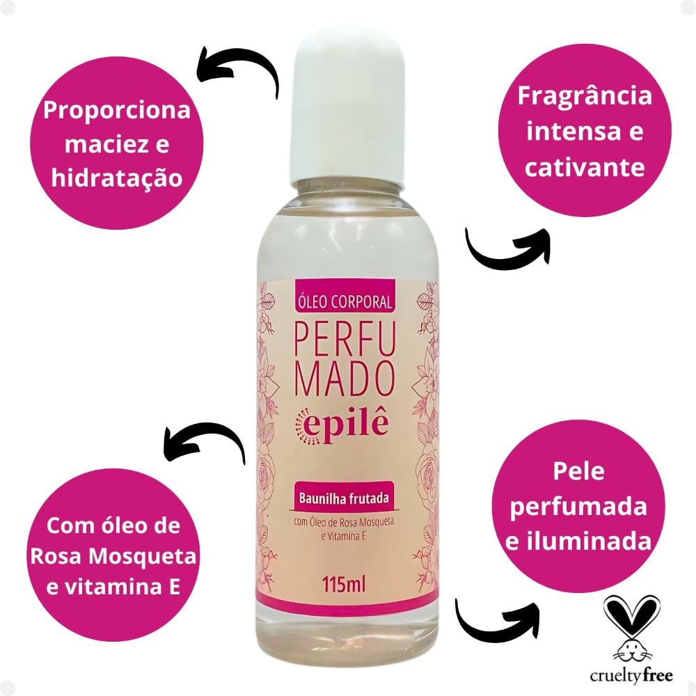 Óleo Corporal Epilê Baunilha Frutada 115ml 115ml 2