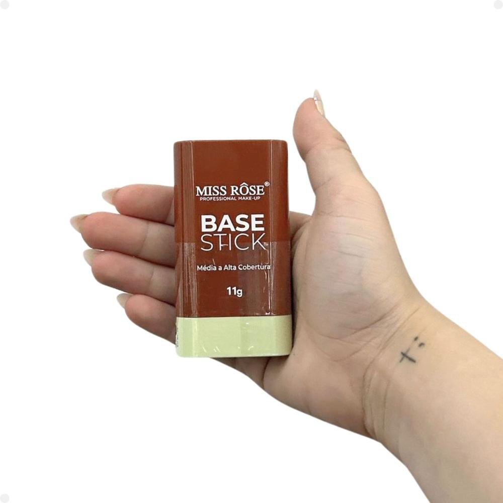 Base Stick Miss Rôse N04 Media a Alta Cobertura N04 3