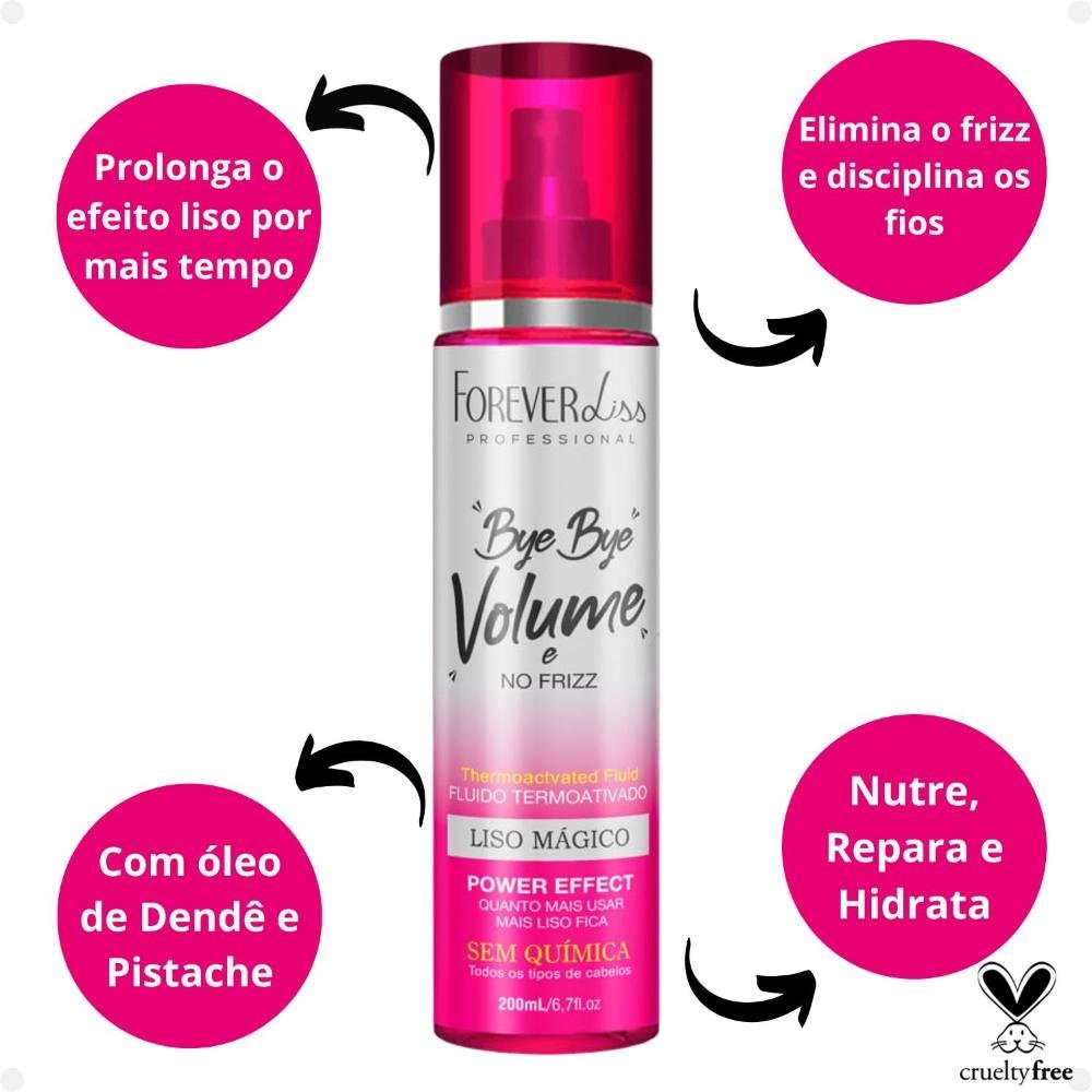 Fluido Termoativado Forever Liss Bye Bye Volume 200ml 200ml 2