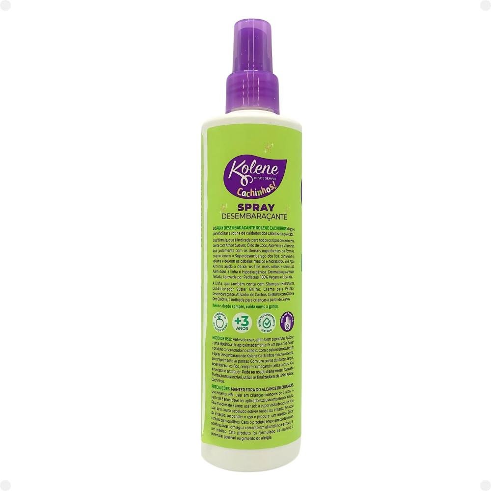Spray Desembaraçante Kolene Cachinhos 300ml 300ml 3