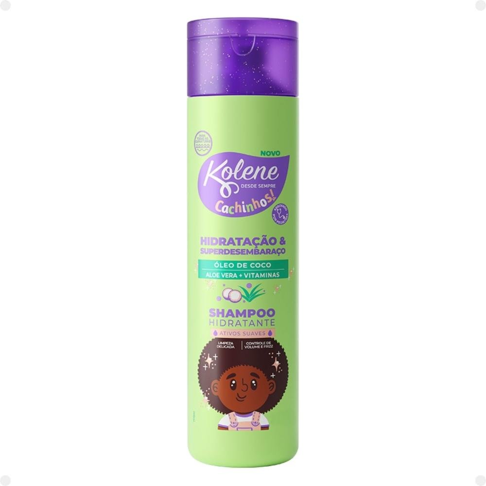 Kit Kolene Cachinhos: Shampoo 300ml e Condicionador 200ml 200ml 3