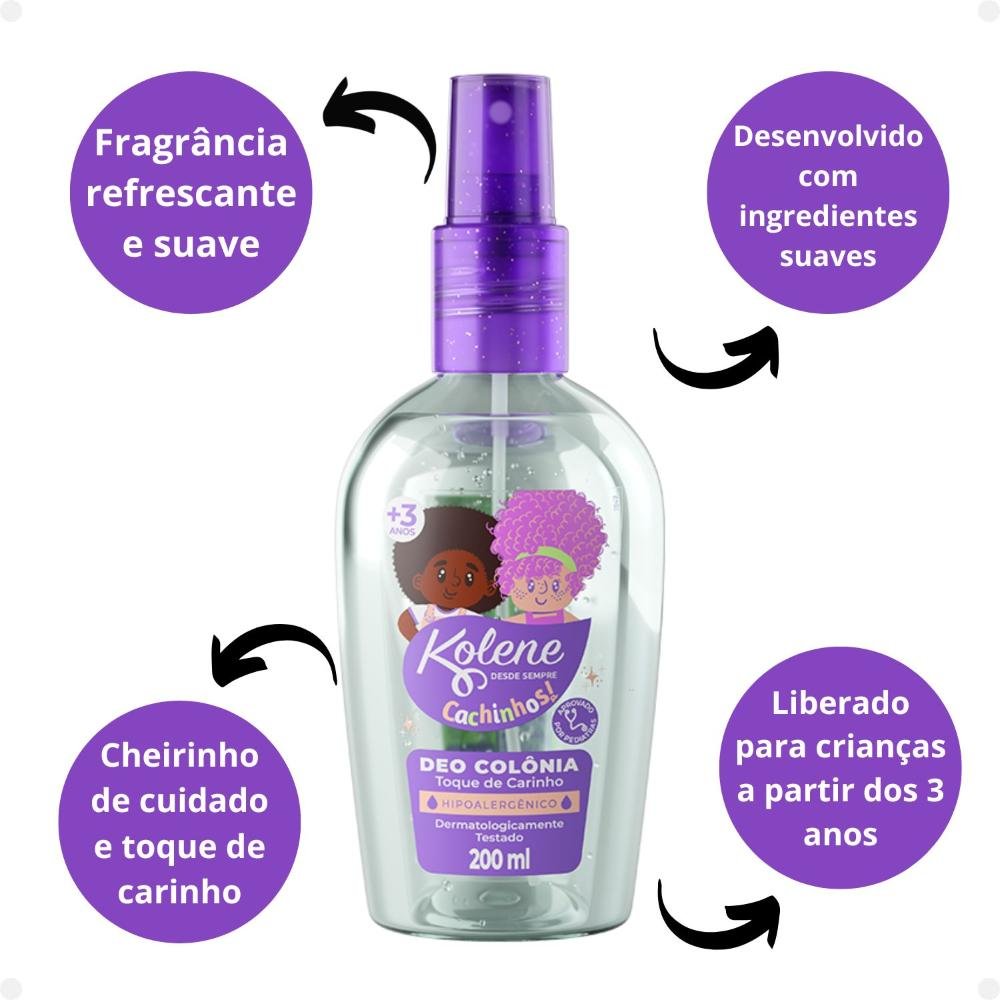 Deo Colônia Kolene Cachinhos 200ml 200ml 2