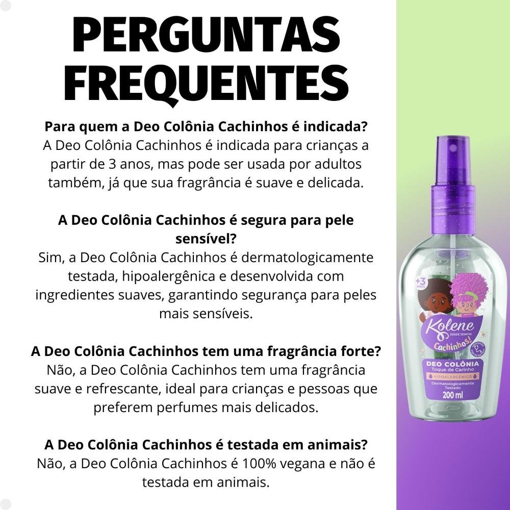 Deo Colônia Kolene Cachinhos 200ml 200ml 7