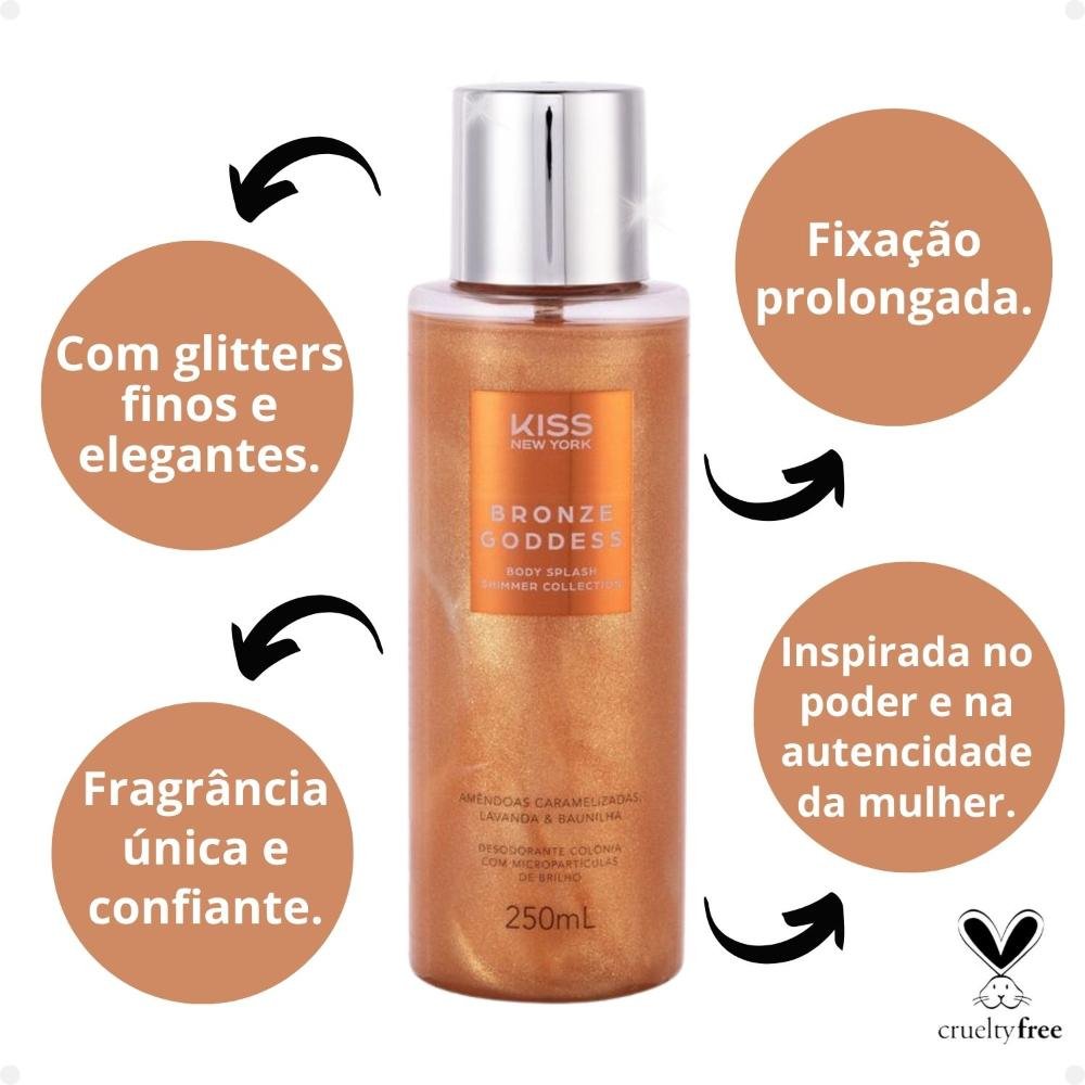 Body Splash Kiss New York Shimmer Collection Bronze Goddess