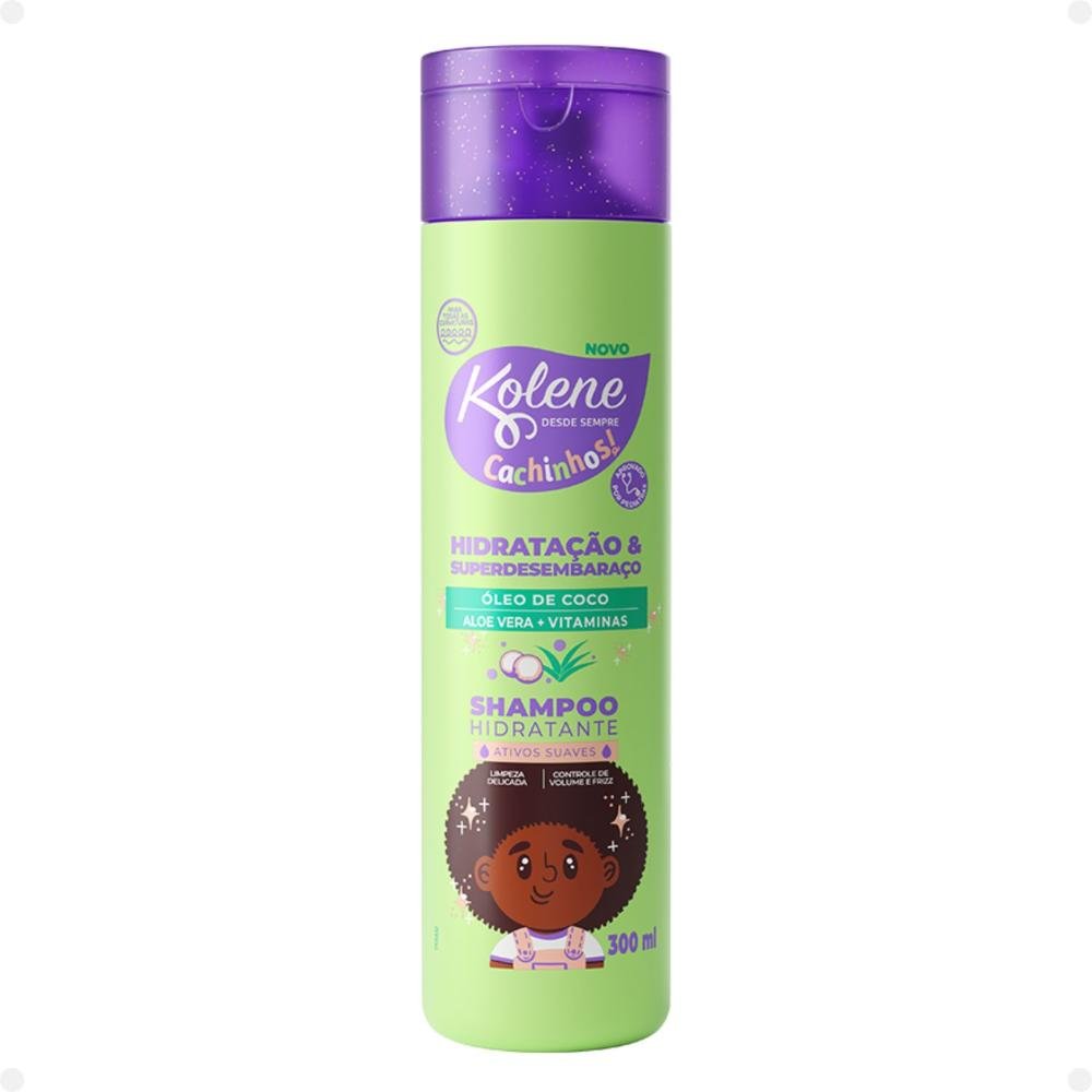 Kit Kolene Cachinhos: Shampoo, Condicionador, Creme para Pentear e Ativador de Cachos 300ml ÚNICO 3