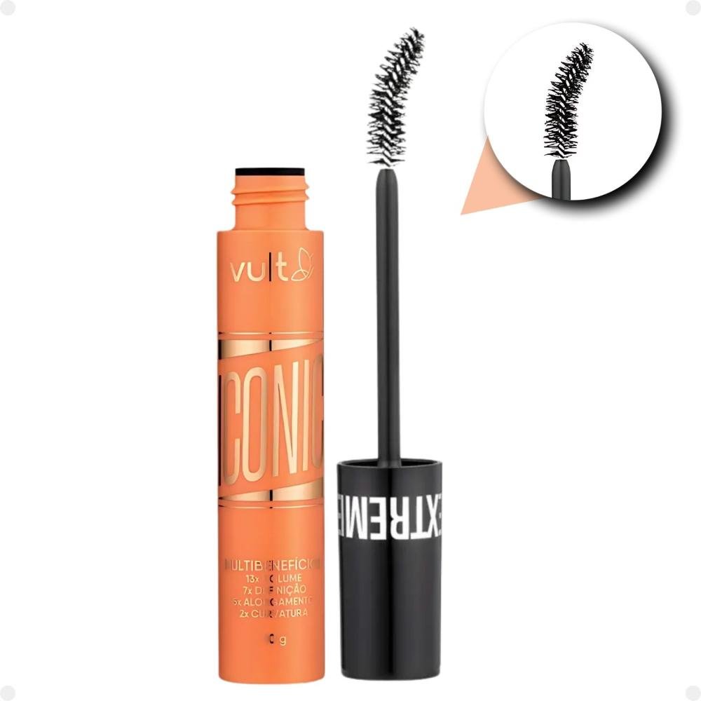 Máscara de Cílios Vult Extreme Iconic 10g Preto 4