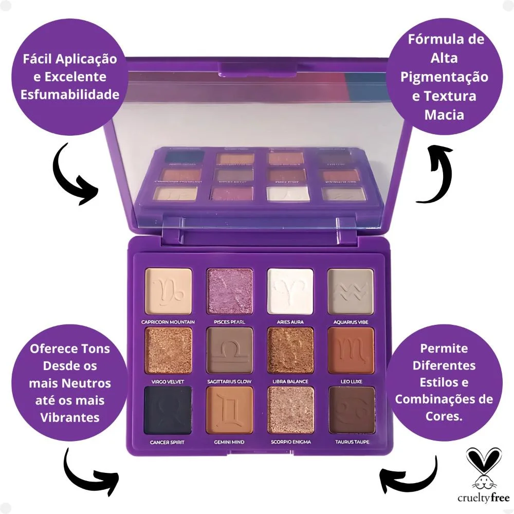 Paleta de Sombras Ruby Rose Astral Essence Hb-F2601 Astral Essence 2