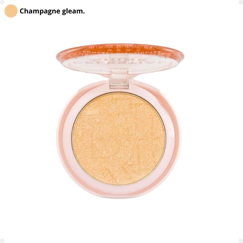 Iluminador Compacto Ruby Rose Celestial Shine Champagne Gleam HB-M701-3 Champagne Gleam 3