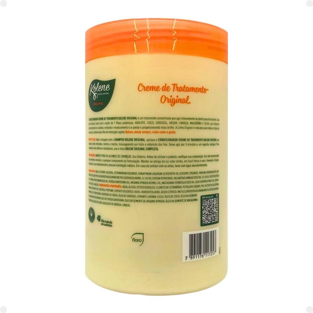 Creme de Tratamento Kolene Original Hidratação e Brilho 1Kg 1kg 3