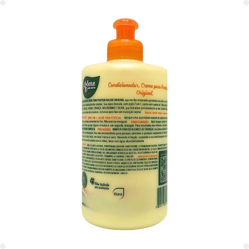 Creme para Pentear Kolene Original Hidratação e Brilho 300ml 300ml 3