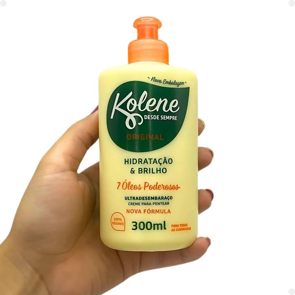 Creme para Pentear Kolene Original Hidratação e Brilho 300ml 300ml 4