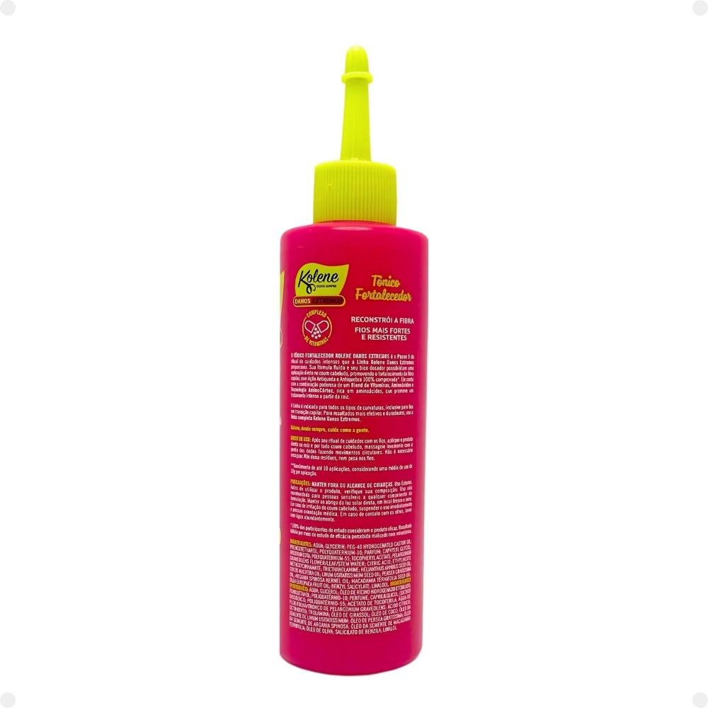 Tônico Fortalecedor Kolene Danos Extremos Reconstrução Nutritiva 100ml 100ml 3