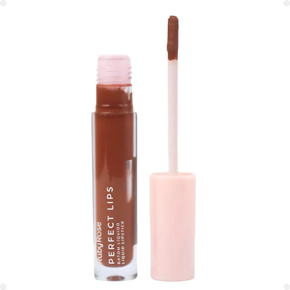 Batom Líquido Ruby Rose Perfect Lips Flawless HB-L6200-6 Flawless 4
