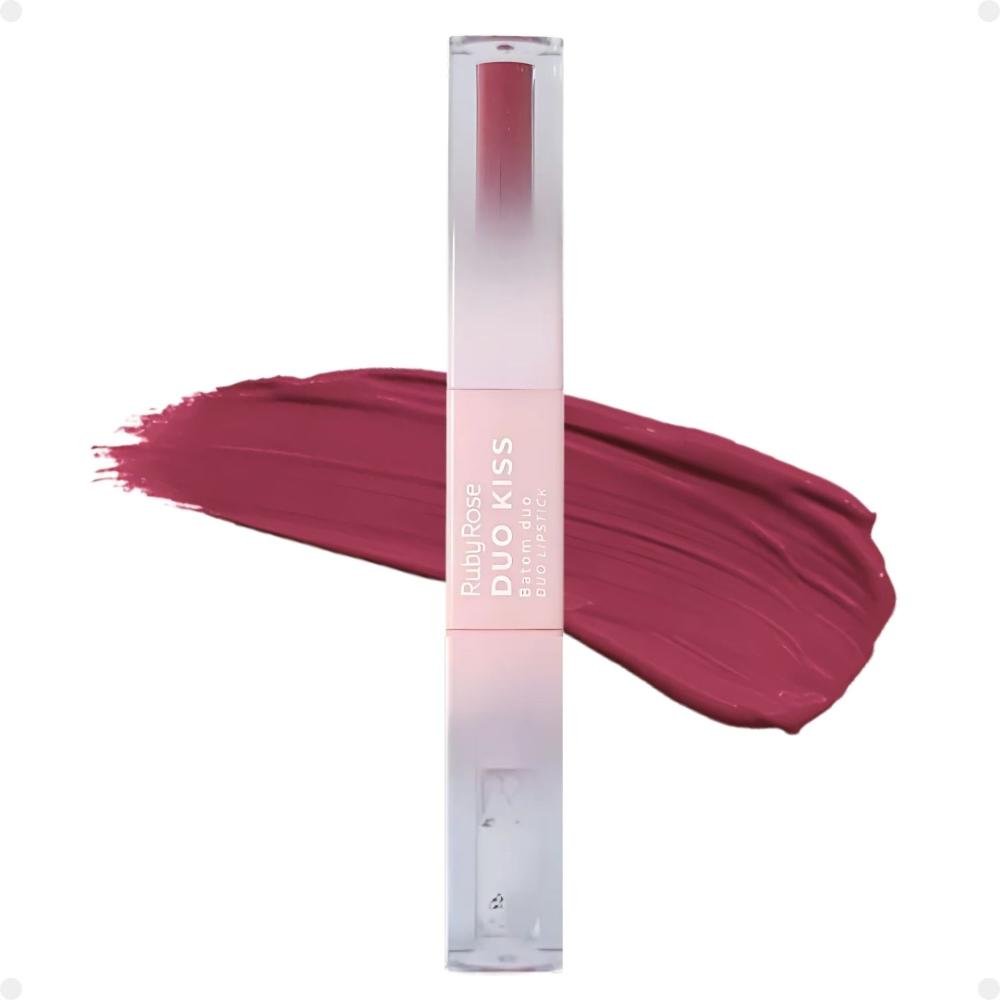Batom Duo Ruby Rose Duo Kiss DK11 HB-L6203-11 DK11 3