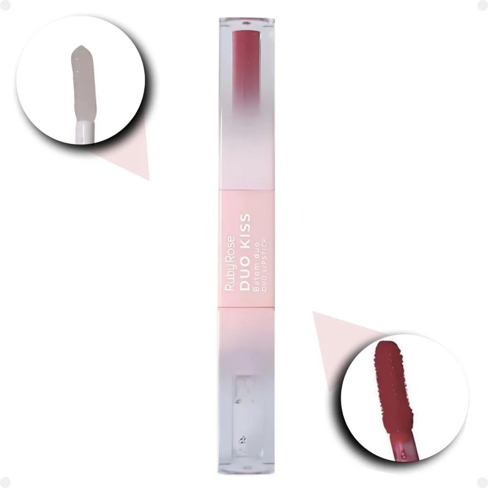 Batom Duo Ruby Rose Duo Kiss DK11 HB-L6203-11 DK11 4