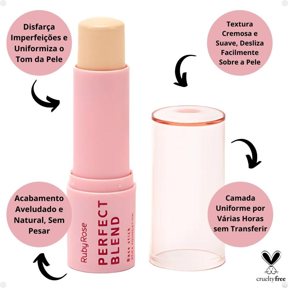 Base Stick Ruby Rose Perfect Blend FS10 HB-M300-1 FS10 2