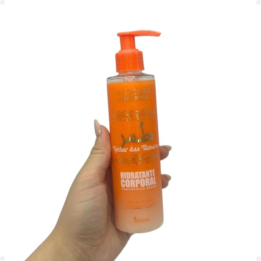 Hidratante Corporal Miss Rôse Fragrância Árabe Néctar das Tâmaras 200ml 200ml 3