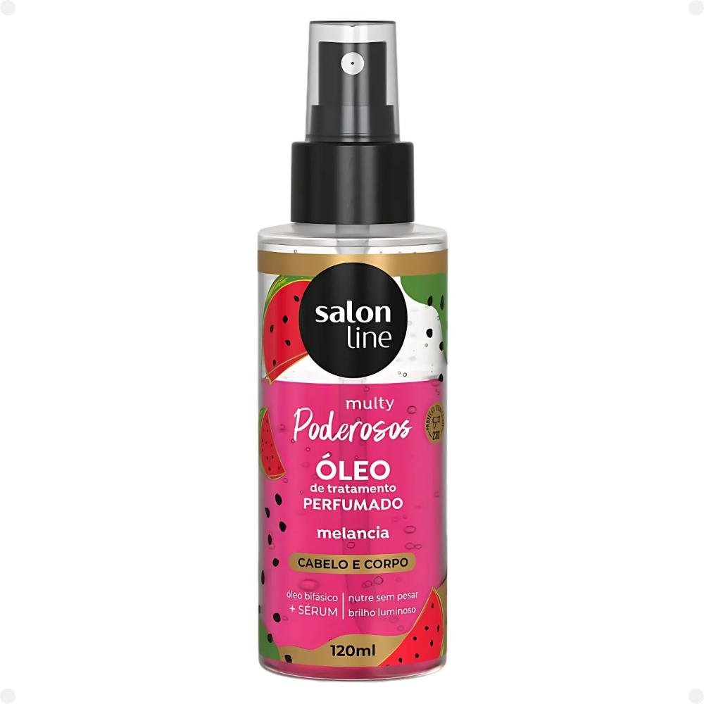 Óleo Bifásico Perfumado Salon Line Multy Poderosos Melancia Cabelo e Corpo 120ml 120ml 1