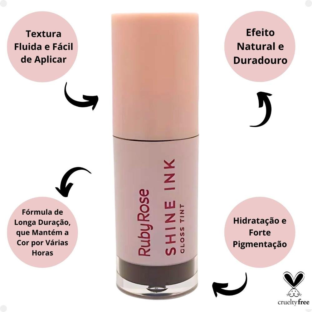 Gloss Tint Ruby Rose Shine Ink SI30 Hb-L6600-3 SI30 2