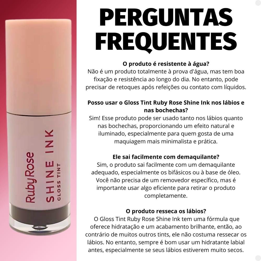 Gloss Tint Ruby Rose Shine Ink SI30 Hb-L6600-3 SI30 6