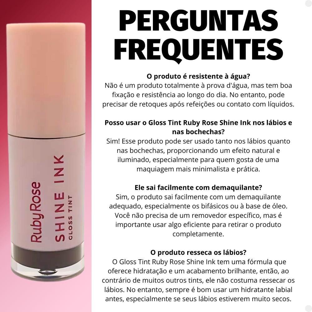 Gloss Tint Ruby Rose Shine Ink SI30 Hb-L6600-3 SI30 7