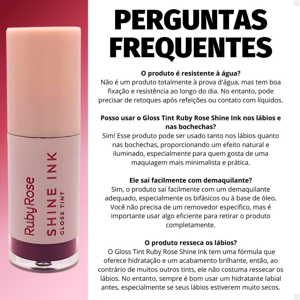 Gloss Tint Ruby Rose Shine Ink SI50 Hb-L6600-5 SI50 6