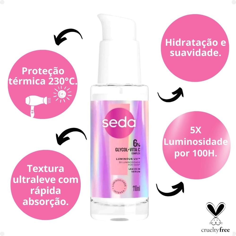 Sérum Leave-in Seda Luminous UV 110ml 110ml 2
