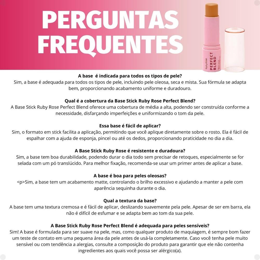 Base Stick Ruby Rose Perfect Blend FS80 HB-M300-8 FS80 6