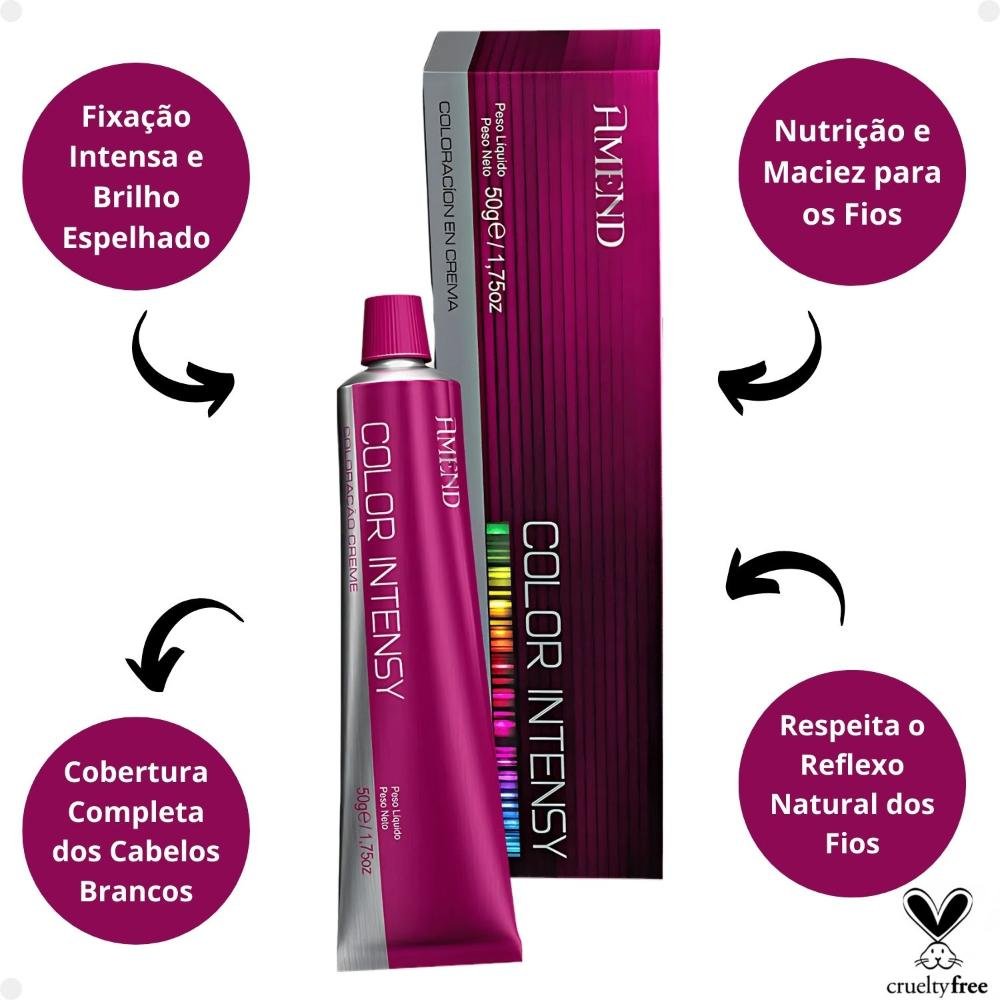 Coloração Amend Color Intensy 10.0 Louro Clarissimo 50g 10.0 Louro Clarissimo 2