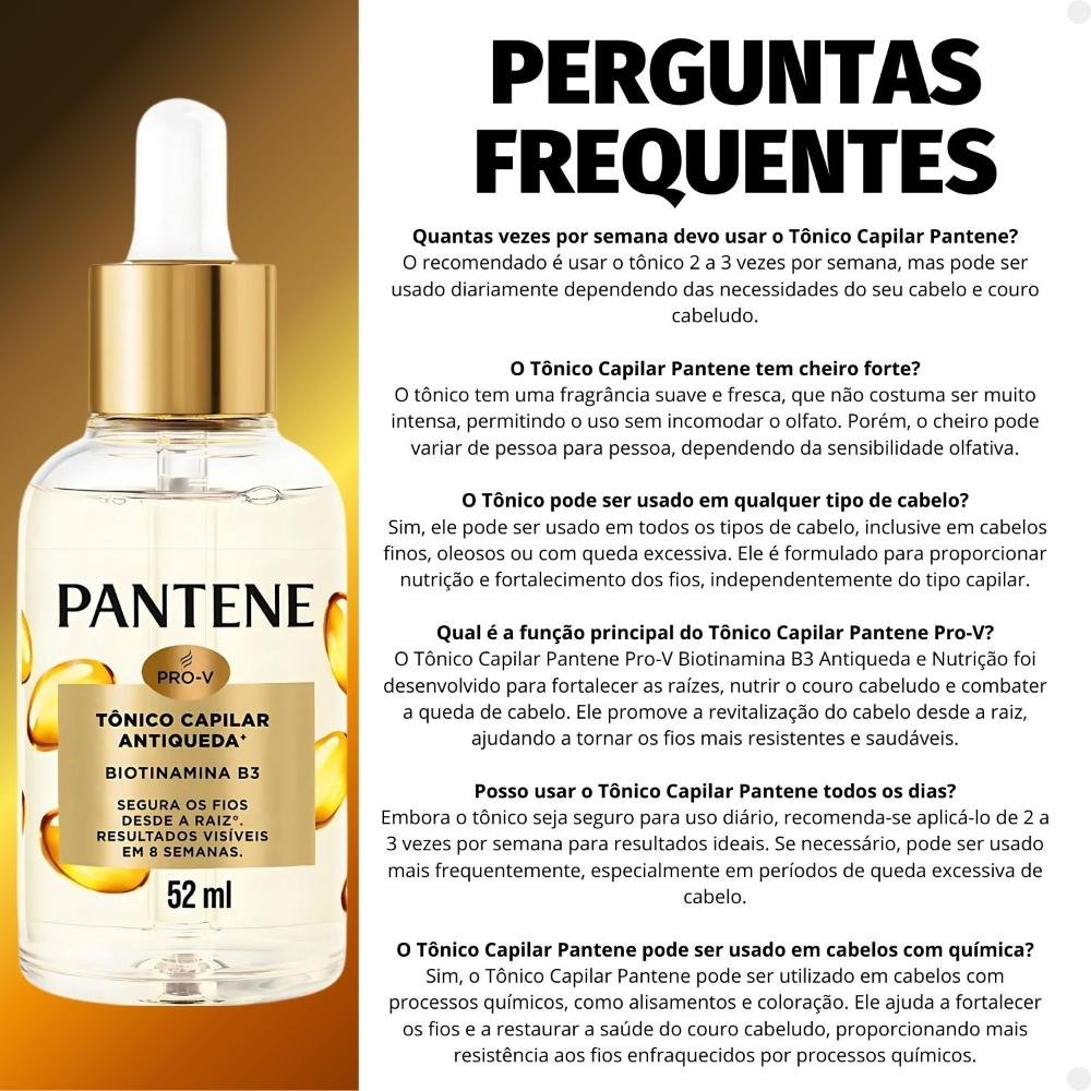 Tônico Capilar Pantene Biotinamina B3 Antiqueda+ 52ml 52ml 7