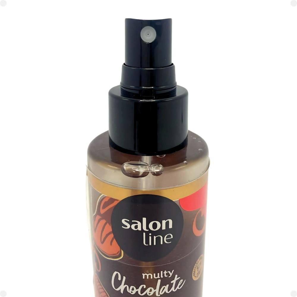 Óleo Bifásico Perfumado Salon Line Multy Chocolate Cabelo e Corpo 120ml 120ml 4