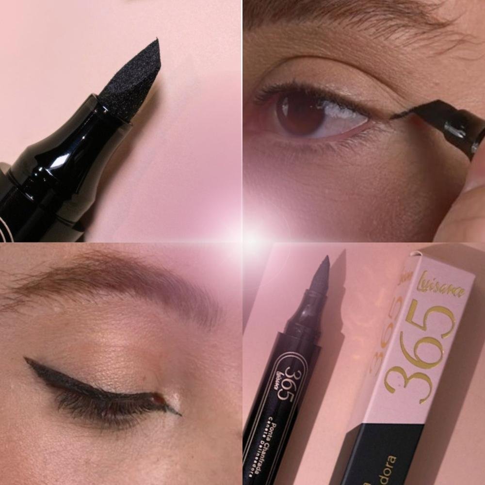 Caneta Delineadora Luisance 365 Ponta Chanfrada Preto L17002 Chanfrada Preto 3