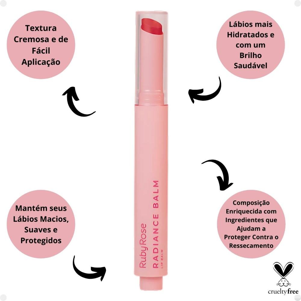 Lip Balm Ruby Rose Radiance Balm RB30 HB-L6501-3 RB30 2