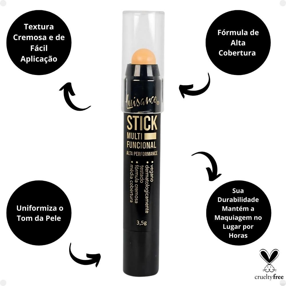 Stick Multifuncional Luisance Cor 03-Pêssego 03-Pêssego 2