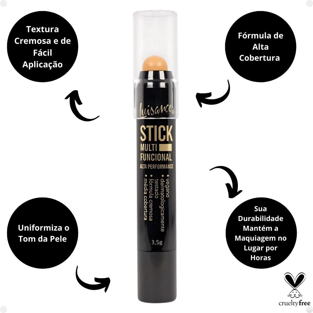 Stick Multifuncional Luisance Cor 05-Amêndoa 05-Amêndoa 2